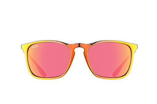 Óculos De Sol Feminino Quadrado Ray-Ban Chris RB4187L 6066G De